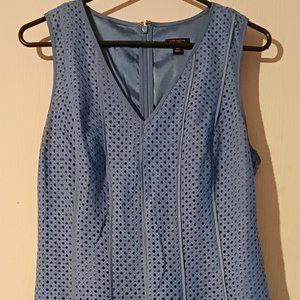 Blue Sleeveless sz. 8P Ann‎ Taylor Lined Dress